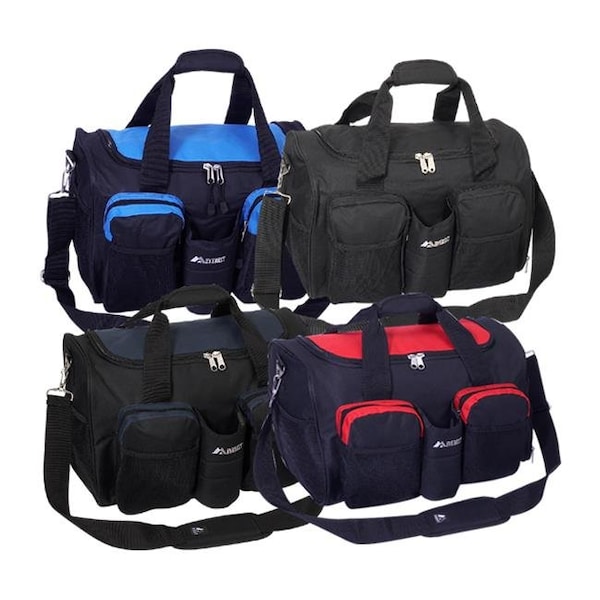 Everest Trading Everest S223-NY 18 in. 600 Denier Polyester Sports Duffel Bag with Wet Pocket S223-NY - main